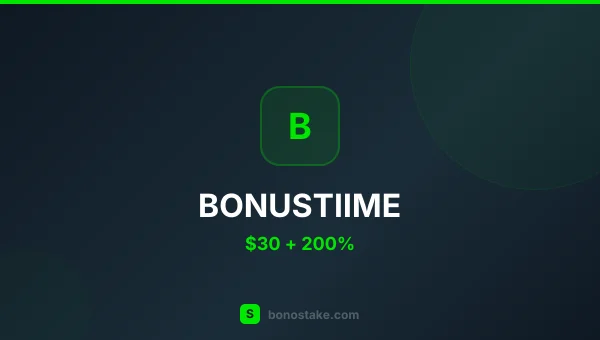 Codigo promocional BONUSTIIME para Stake Argentina, $30 gratis y 200% bonus