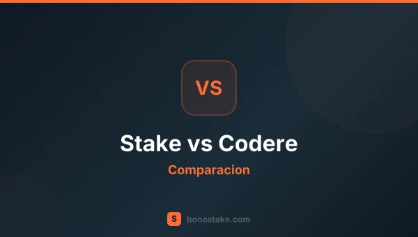 Comparacion Stake vs Codere Argentina, bonos y metodos de pago